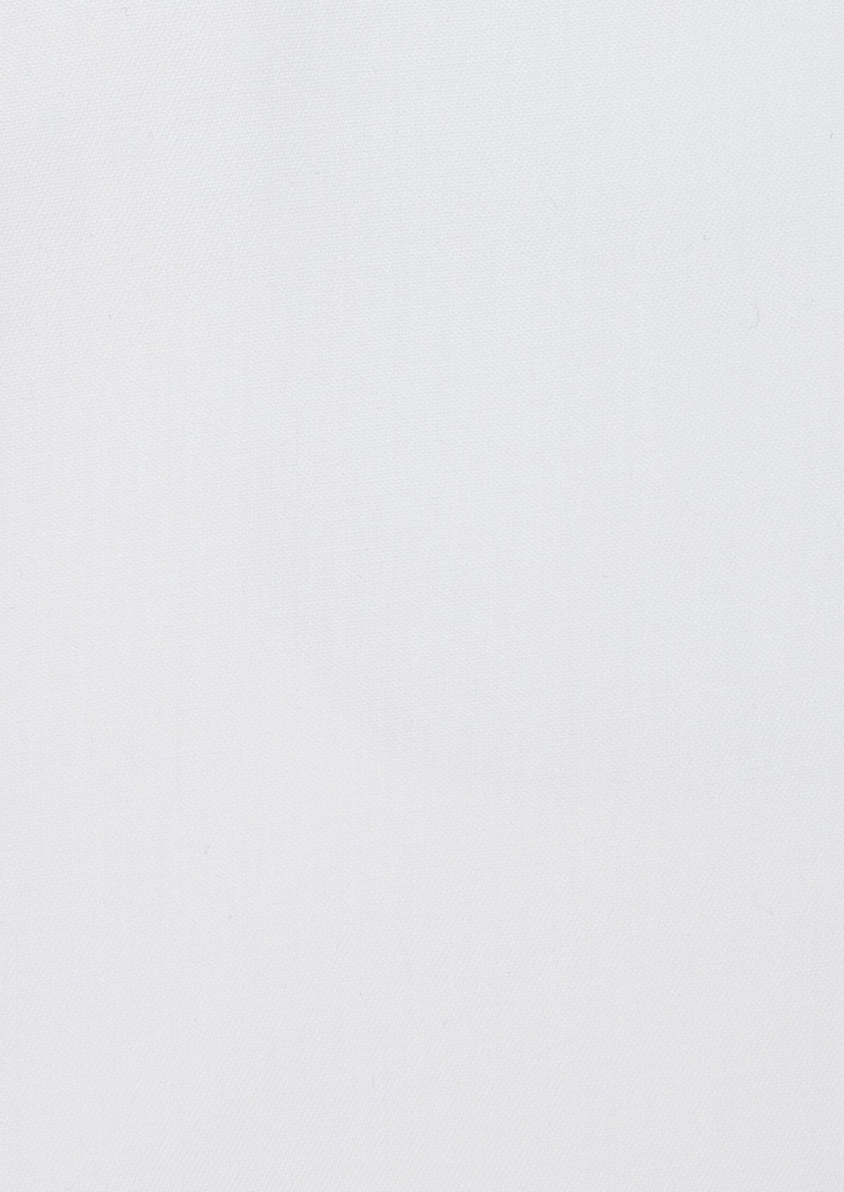Chemise habillée non-iron Slim en twill de coton uni blanc