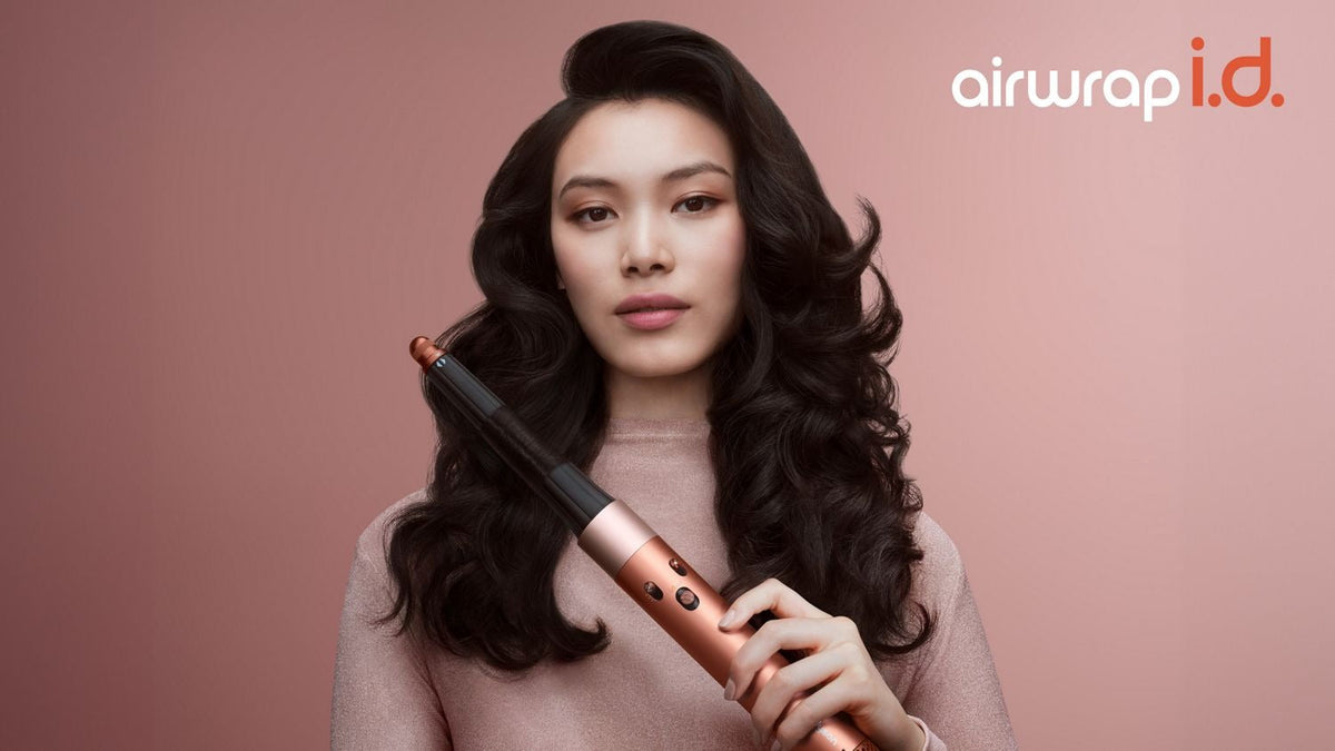 Multi-styler Dyson Airwrap i.d.™ - cheveux raides à ondulés (Soie ambrée)