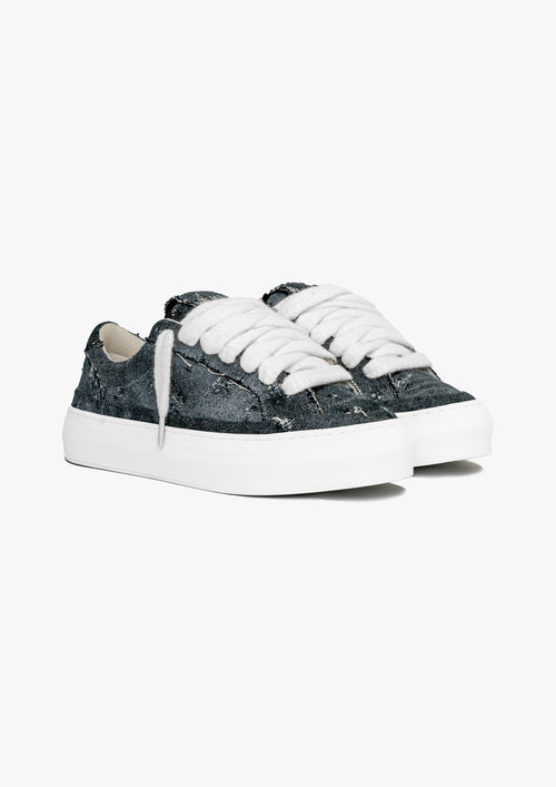 Athena - Frayed Denim